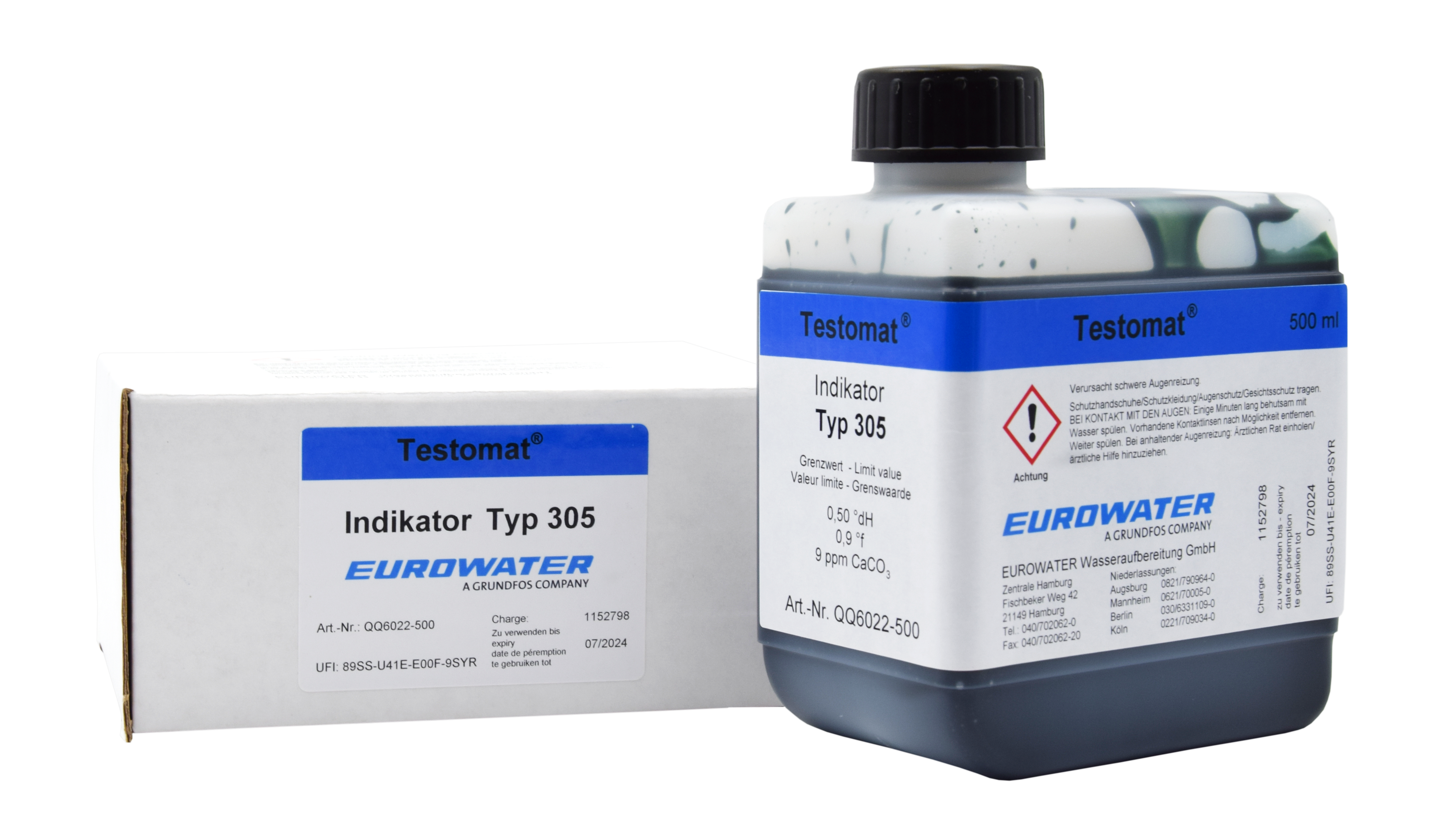 Eurowater Testomat® 808 Indikator 305, 500 ml