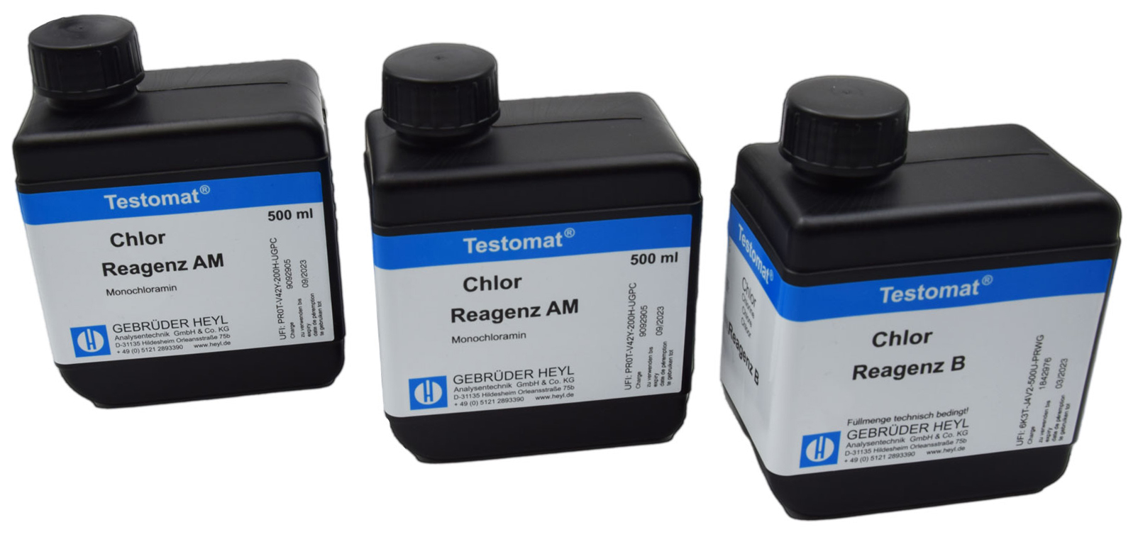 Testomat Chlor Reagenzsatz M (Monochloramin)