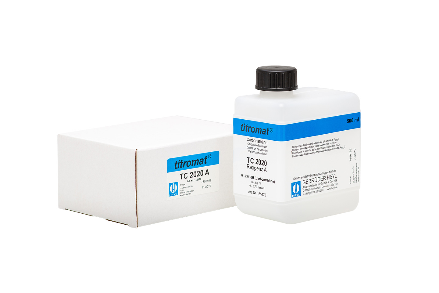 Titromat TC 2020 Reagenz A 500 ml für Wasseranalyse