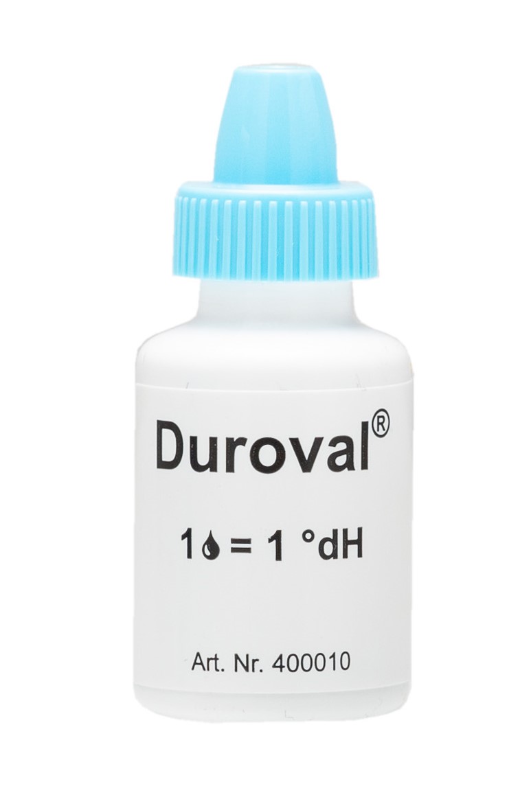 DUROVAL® 1 Tropfen = 1 °dH Tropfenzähl Titrations- Test (50 Stück ohne Faltschachtel)