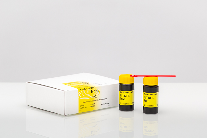 Testoval Nitrit Reagenz Nachfüllpackung, Verpackung mit Reagenz A und B, für schnelle Nitritmessung
