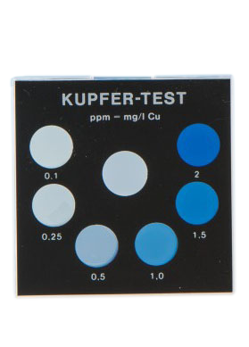 Kupfer - Farbvergleichsgerät Testoval