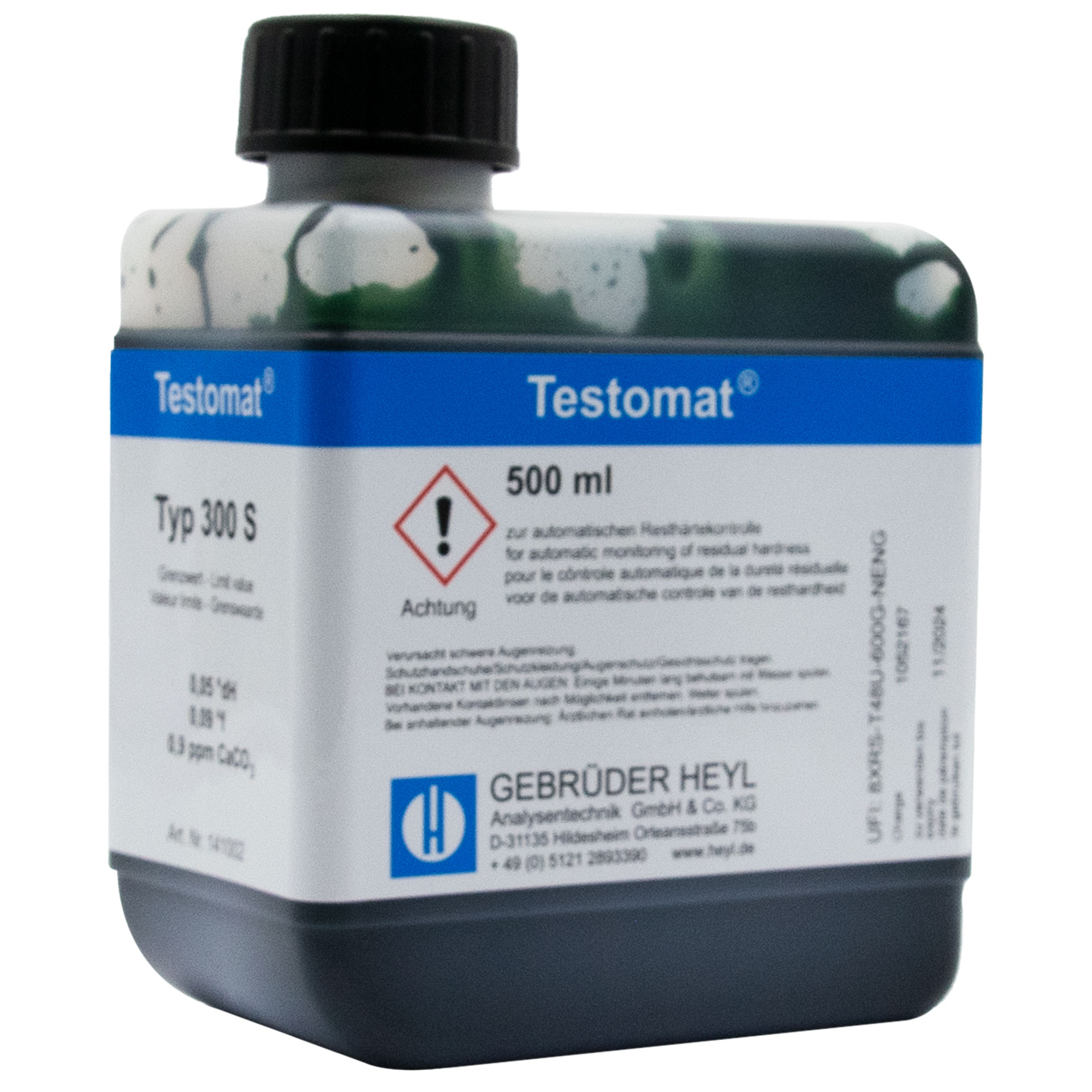 Testomat® 808 Indikator 300 S, Etikett gut lesbar, 500 ml Flasche