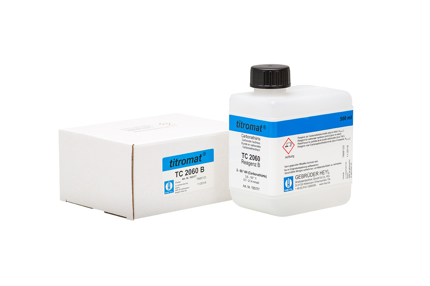 TC 2060 Reagenz B 500 ml, Titromat Reagenz B zur Wasserhärtebestimmung