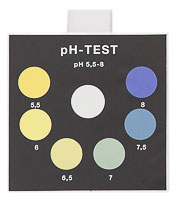 pH-Wert 5,5 bis 8 - Farbvergleichsgerät Testoval