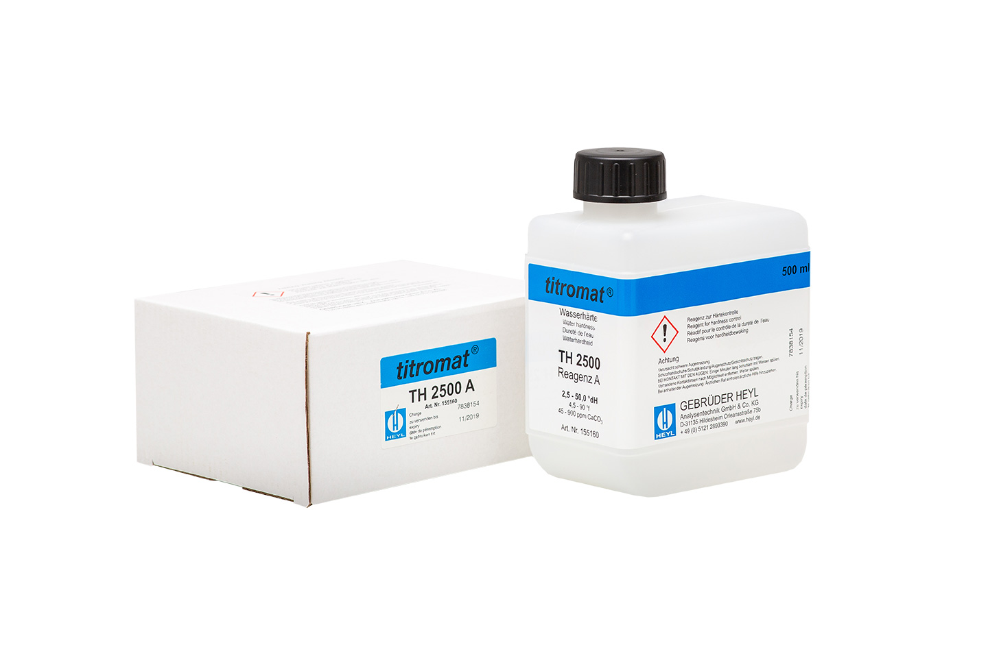 Titromat TH 2500 Reagenz A Laborflasche mit Dosierverschluss