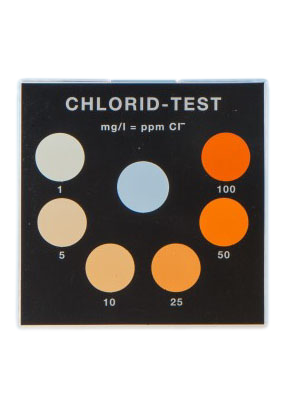 Chlorid - Farbvergleichsgerät Testoval