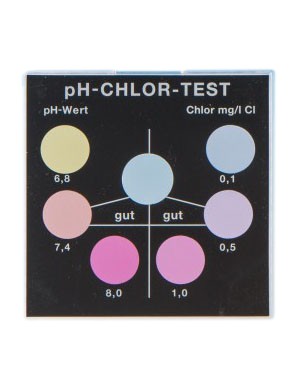 pH-Chlor DPD - Farbvergleichsgerät Testoval